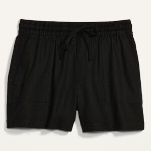 🆕️ Old Navy Linen Blend Tie Front Utility Shorts